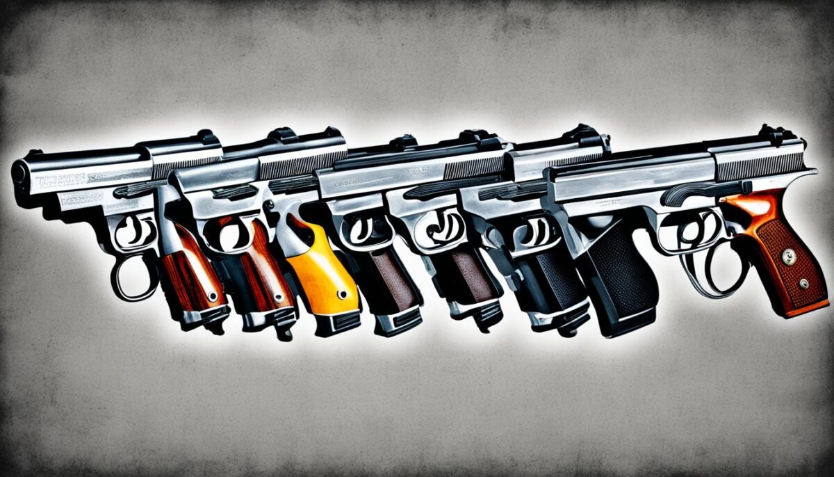 Iconic Handguns Evolution